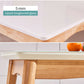 Rubberwood Modern Solid Wood Dining Table 4 Legs Base Table in Wood Color Clearhalo ' dining_table' 'Dining Tables & Seating' 'Dining Tables' 'Furniture' 'furniture_dining_table' 'Kitchen & Dining Furniture' 'kitchen&dining_furn' 'kitchen' 'kitchen_dining_table' 1200x1200_d31f9913-45df-4e46-b2f6-99e1e3120152