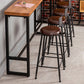 Metal Dining Stools Contemporary Armless Bar Stools with Footrest Clearhalo 'Bar Furniture' 'Bar Stools' 'bar_stools' 'furn' 'furn_bar_stools' 'Furniture' 'Kitchen & Dining Furniture' 1200x1200_d31fb613-3f7b-4c67-ac78-044d70b87c49
