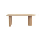 Modern Style Wood Dining Table 3 Legs Dinette Table for Dining Room