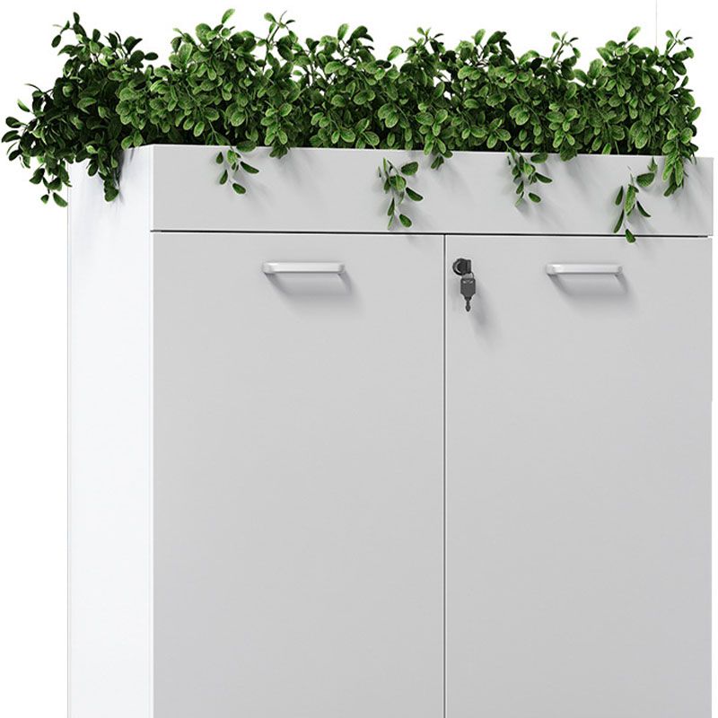 Archivo moderno de archivos de madera de archivos con almacenamiento de cerraduras para la oficina