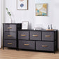 Contemporary Chest Fabric Bins Dresser with Drawers for Home/Office Clearhalo 'Bedroom Furniture' 'Dressers & Chests' 'dressers_chests' 'furn' 'furn_dressers_chests' 'Furniture' 1200x1200_d323b14a-f6c0-4732-a9a8-8662a6c0f8c1