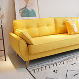 Sofá estándar contemporáneo 35.43 "Sofá de brazo acampanado de ancho para sala de estar