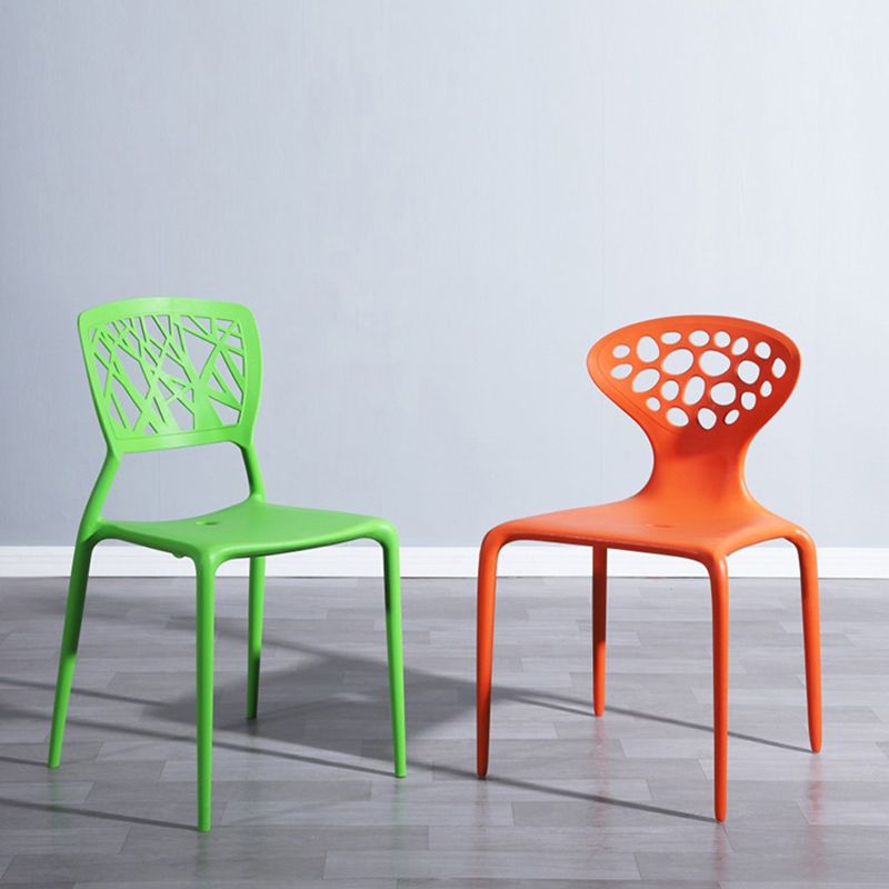 Scandinavian Plastic Patio Dining Side Chair Open Back Dining Side Chair Clearhalo 'Dining Chairs' 'Dining Tables & Seating' 'dining_chair' 'furn' 'furn_dining_chair' 'Furniture' 'furniture_dining_chair' 'Kitchen & Dining Furniture' 1200x1200_d328ea20-ca2a-457d-949b-b941996575ff
