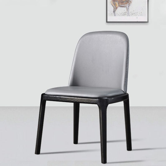 Indoor Industrial Side Chair Solid Back Wood Upholstered Dining Room Chair Clearhalo ' kitchen&dining_furn' 'Dining Chairs' 'Dining Tables & Seating' 'dining_chair' 'furn' 'furn_dining_chair' 'Furniture' 'furniture_dining_chair' 'Kitchen & Dining Furniture' 'kitchen' 1200x1200_d3297b08-b173-4cc0-acec-131b7d9fb446