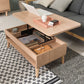 Floating Top Coffee Table with Shelf and 4 Legs Wooden Coffee Tabl Clearhalo 'Coffee & Accent Tables' 'Coffee Tables' 'coffee_tables' 'furn' 'furn_coffee_tables' 'Furniture' 'Living Room Furniture' 1200x1200_d3298f26-1baa-4973-a293-e42f81612fca