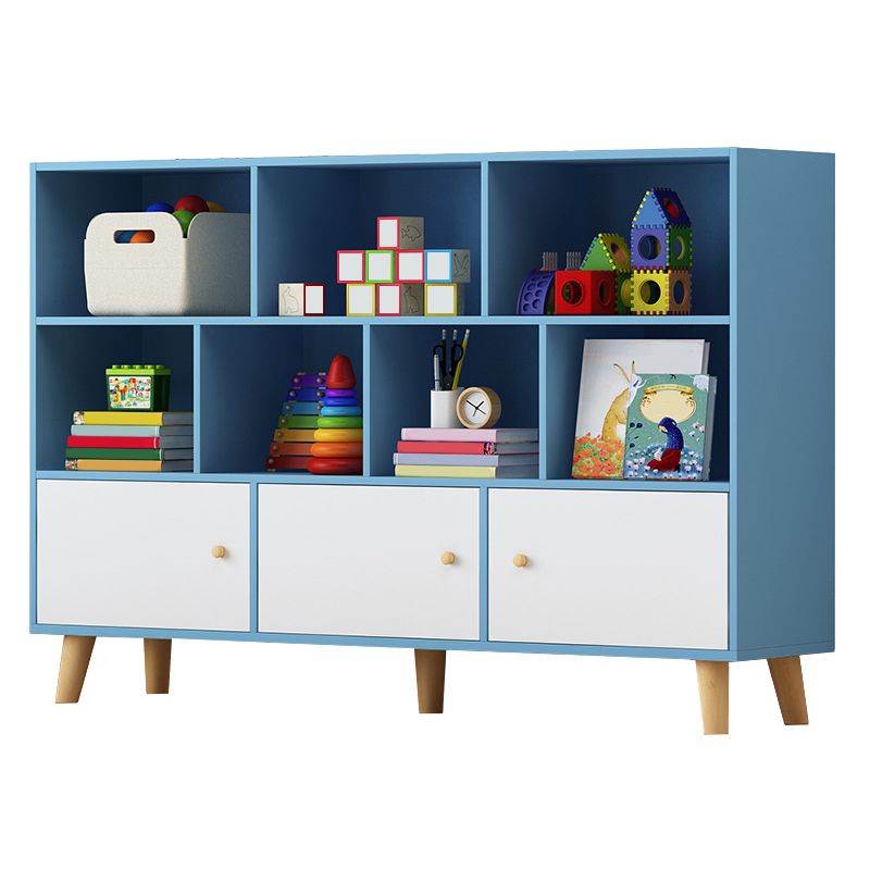 Wooden Shelf Bookcase Closed Back Bookshelf with Doors for Office Clearhalo 'Bookcases' 'furn' 'furn_bookcases' 'Furniture' 'furniture_bookcases' 'Office Furniture' 1200x1200_d32e09b4-3351-4779-8990-c39d36aa755f