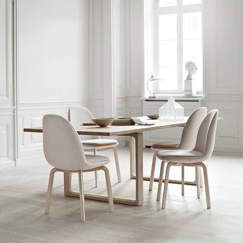 Solid Wood Contemporary Rectangular Table Wood Top Dining Table with Sled Base Clearhalo ' dining_table' 'Dining Tables & Seating' 'Dining Tables' 'furn' 'furn_dining_table' 'Furniture' 'furniture_dining_table' 'Kitchen & Dining Furniture' 'kitchen&dining_furn' 'kitchen' 'kitchen_dining_table' 1200x1200_d32ea8ac-ba1d-4dd3-951f-b77c7b3c1594