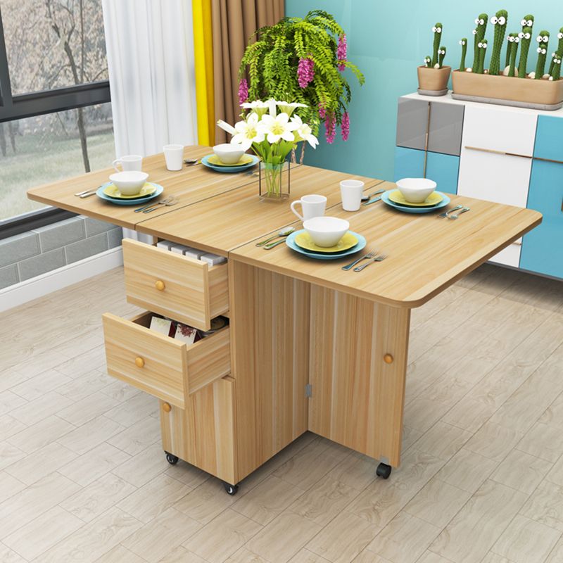 Wood Mid-Century Modern Indoor Table Manufactured Wood Top Table for Dining Room Clearhalo ' dining_table' 'Dining Tables & Seating' 'Dining Tables' 'furn' 'furn_dining_table' 'Furniture' 'furniture_dining_table' 'Kitchen & Dining Furniture' 'kitchen&dining_furn' 'kitchen' 'kitchen_dining_table' 1200x1200_d32efa0c-ec6d-46c7-8f85-250481ccaae5