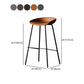 Modern Style Bar-stool PU Leather Counter Bar Stool with Metal Legs for Kitchen Clearhalo 'Bar Furniture' 'Bar Stools' 'bar_stools' 'furn' 'furn_bar_stools' 'Furniture' 'furniture_bar_stools' 'Kitchen & Dining Furniture' 1200x1200_d332645c-ee4b-406c-adf1-d4742dd24f37