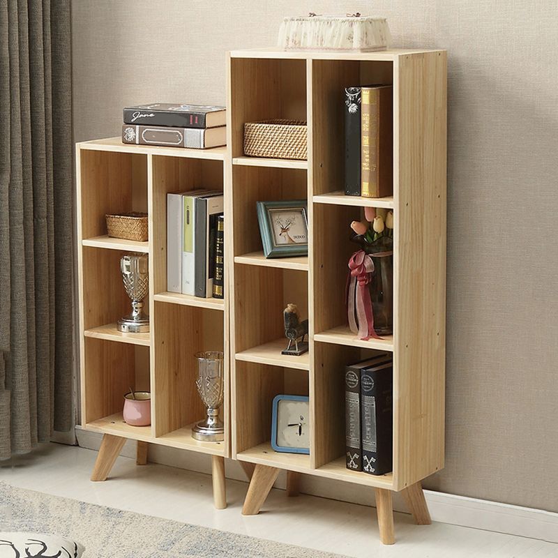 Modern Wooden Bookcase Standard Closed Back Bookshelf with Shelves Clearhalo 'Bookcases' 'furn' 'furn_bookcases' 'Furniture' 'Office Furniture' 1200x1200_d334a060-4084-43ca-b8d2-31dd0d97963a