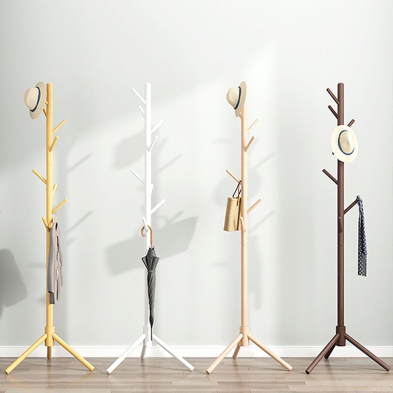 Solid Wood Free Standing Hall Tree Contemporary Hall Stand for Living Room Clearhalo 'Entry & Mudroom Furniture' 'furn' 'furn_hall_tree_coat_racks' 'Furniture' 'Hall Trees & Coat Racks' 'hall_tree_coat_racks' 1200x1200_d334a33c-eb0b-406c-963d-9b4075199b2e