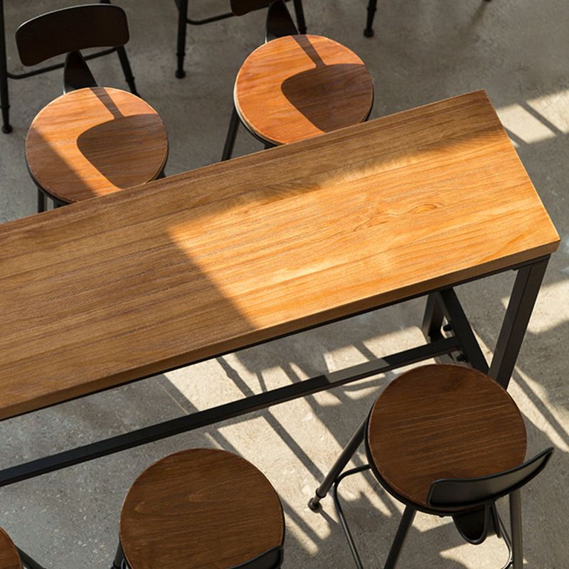 Contemporary Style Counter Stool Living Room Bar Stool with Metal Base Clearhalo 'Bar Furniture' 'Bar Stools' 'bar_stools' 'furn' 'furn_bar_stools' 'Furniture' 'Kitchen & Dining Furniture' 1200x1200_d3372a7f-f74e-44fc-b077-ce213c4ddd80