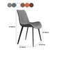 Industrial Leather Armless Dining Chair Wingback Side Chair for Kitchen Clearhalo 'Dining Chairs' 'Dining Tables & Seating' 'dining_chair' 'furn' 'furn_dining_chair' 'Furniture' 'Kitchen & Dining Furniture' 1200x1200_d337e74b-2281-4ed9-9055-0f79a235569f