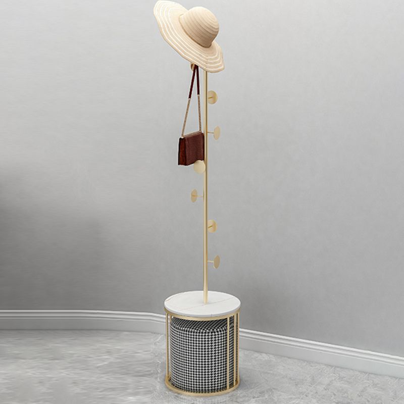 Gorgeous Free Standing Coat Rack Coat Hooks Metal Coat Rack with Storage Clearhalo 'Entry & Mudroom Furniture' 'furn' 'furn_hall_tree_coat_racks' 'Furniture' 'Hall Trees & Coat Racks' 'hall_tree_coat_racks' 1200x1200_d337fd64-2ad5-4bbb-b442-a4830ef47a78