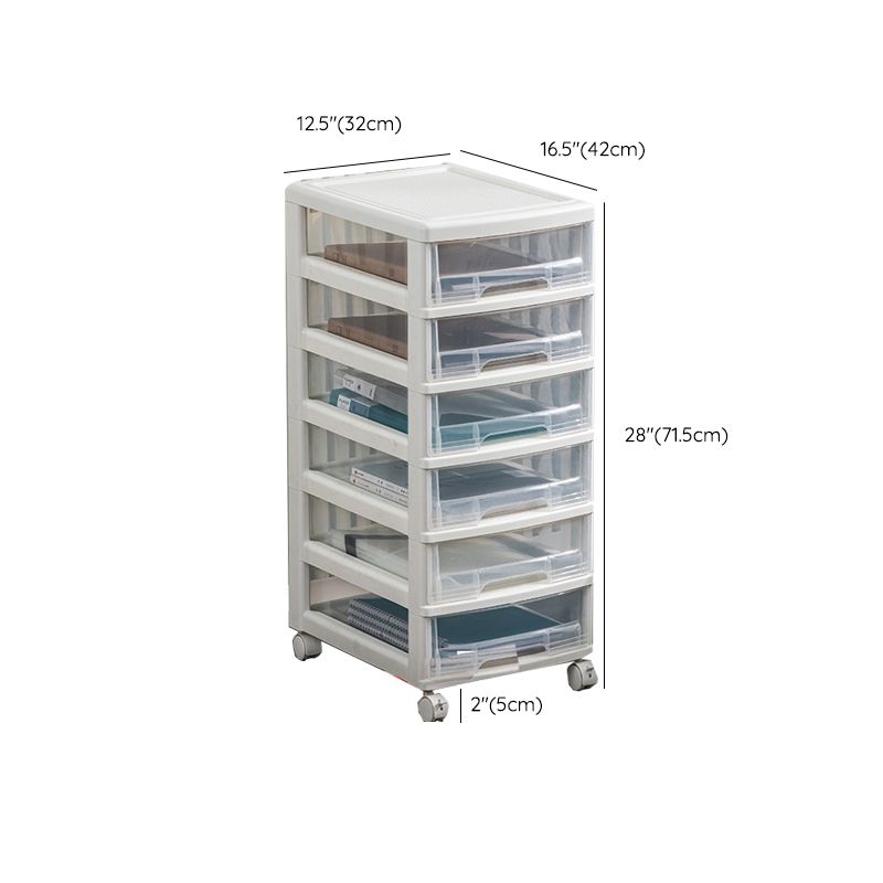 Transparent File Cabinet Modern Plastic Drawers Filing Cabinet Clearhalo 'Filing Cabinets' 'filling_cabinets' 'furn' 'furn_filling_cabinets' 'Furniture' 'Office Furniture' 1200x1200_d3395a73-ceeb-4de1-a3f1-801e42e15182