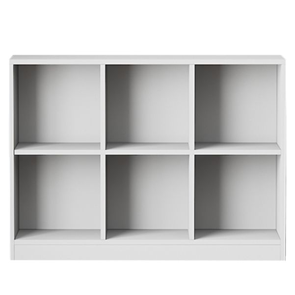 Wooden Standard Bookshelf Modern Closed Back Bookcase for Home Office