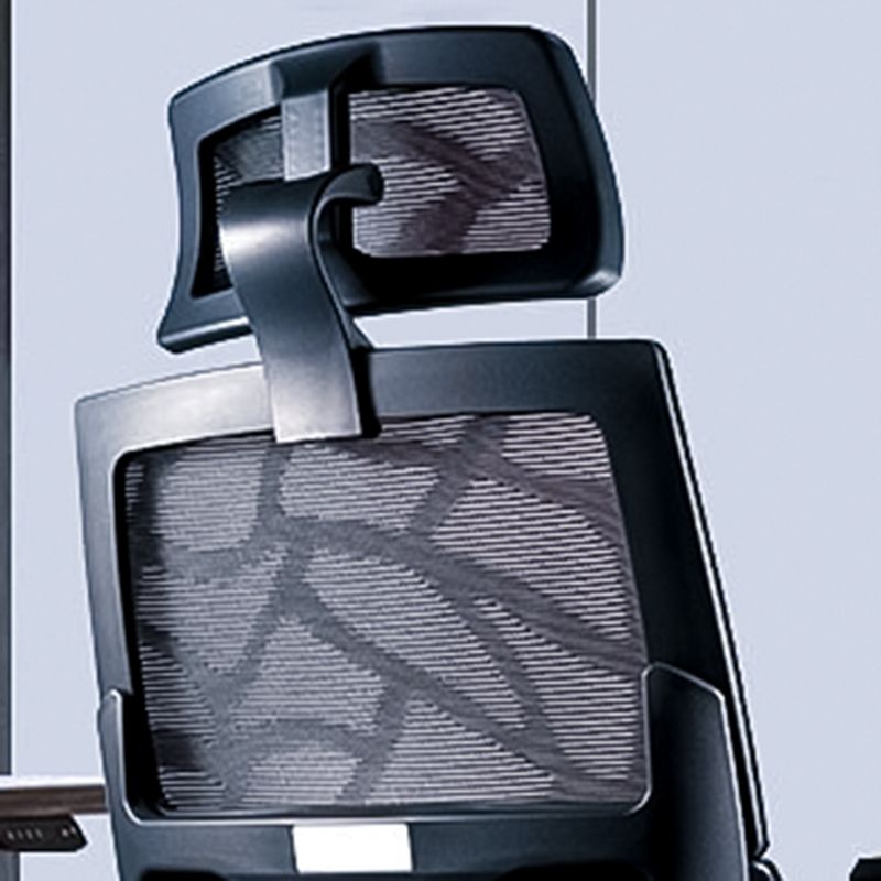 Mesh Desk Home Office Chair High Back Black Swivel Office Chair Clearhalo 'furn' 'furn_office_chair' 'Furniture' 'Office Chairs' 'Office Furniture' 'office_chair' 1200x1200_d33bce4e-c5ef-4e04-b118-4fbac511ef11