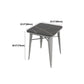 Metal Industrial Indoor Table Sintered Stone Top Table for Dining Room