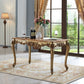 Rectangle Wood Color Dining Table Solid Rubberwood Table Victorian with 4 Legs Clearhalo ' dining_table' 'Dining Tables & Seating' 'Dining Tables' 'furn' 'furn_dining_table' 'Furniture' 'furniture_dining_table' 'Kitchen & Dining Furniture' 'kitchen&dining_furn' 'kitchen' 'kitchen_dining_table' 1200x1200_d33cbfe0-1d0f-4a69-bc6c-50a0c6c964f6