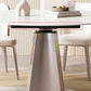 Sintered Stone Dining Table Drop-Leaf Round Dinner Table for Dining Room Clearhalo 'Dining Tables & Seating' 'Dining Tables' 'dining_table' 'furn' 'furn_dining_table' 'Furniture' 'Kitchen & Dining Furniture' 1200x1200_d33e1ee5-330d-43a1-afe9-4a2f54a54e7e