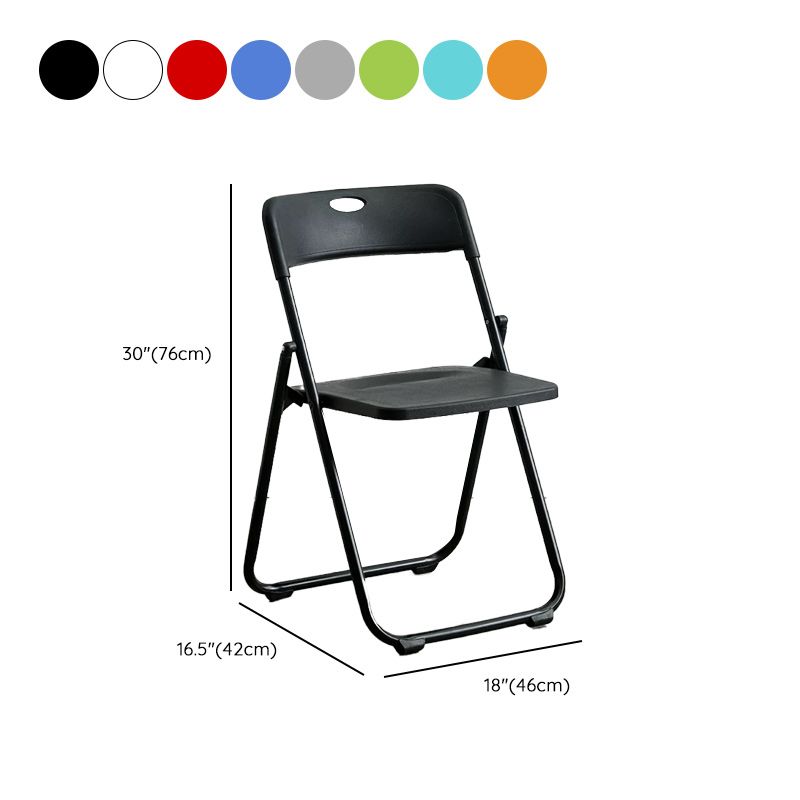 Contemporary Single da 16,5 "wide poltrone in metallo a colori solidi con gambe