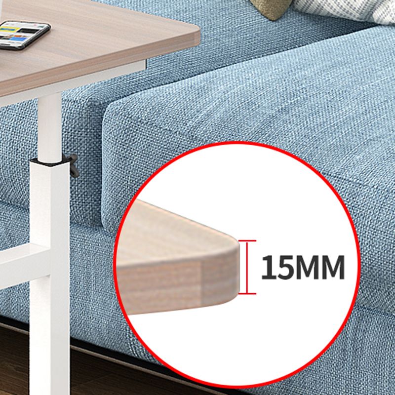 Modern Writing Desk Wooden Adjustable Standing Desk with Caster Wheel Clearhalo 'furn' 'furn_office_desk' 'Furniture' 'Office Desks' 'Office Furniture' 'office_desk' 1200x1200_d33edab9-fa7a-4a45-8575-65bd3b8c4d25