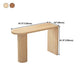Pine Wood Bar Dining Table Contemporary Bar Table with Sled Base Clearhalo 'Bar Furniture' 'Bar Tables' 'bar_tables' 'furn' 'furn_bar_tables' 'Furniture' 'furniture_bar_tables' 'Kitchen & Dining Furniture' 1200x1200_d33f082b-85b7-427e-8829-73d23e4459ca