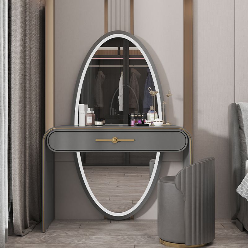 Magno de tocador de madera Juego de taburetes de tocador 1 cajón