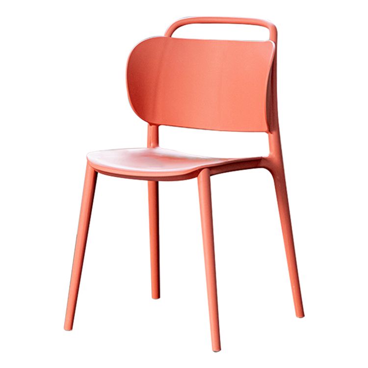 Modern Plastic Dining Chair Open Back Dining Side Armless Chair for Kitchen Clearhalo ' kitchen&dining_furn' 'Dining Chairs' 'Dining Tables & Seating' 'dining_chair' 'furn' 'furn_dining_chair' 'Furniture' 'furniture_dining_chair' 'Kitchen & Dining Furniture' 'kitchen' 1200x1200_d3465725-b5b6-4853-8e64-e038f4890e84