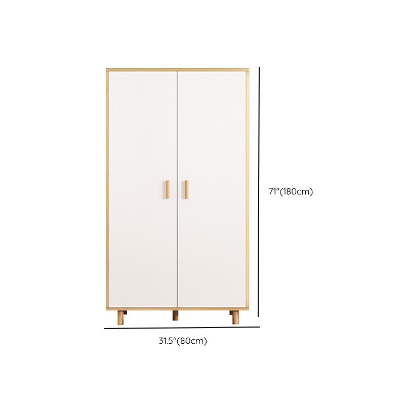 Rectangular Wardrobe Cabinet Modern Simple Wooden Wardrobe Cabinet