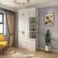 Armadio contemporaneo del guardaroba bianco ingegnerizzato mobile in legno