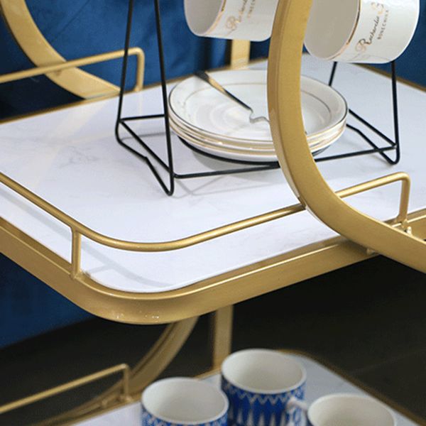 Rolling Contemporary Style Prep Table Metal Prep Table for Restaurant