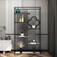 71"H Bookshelf Glam Style Open Back Bookcase for Home Office Study Room Clearhalo 'Bookcases' 'furn' 'furn_bookcases' 'Furniture' 'furniture_bookcases' 'kitchen' 'kitchen_bookcases' 'Living Room Furniture' 'Office Furniture' 1200x1200_d347f30a-917b-495b-8816-5f14bbf23b8a