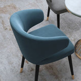 ラウンド1/2/5ピースダイニングセットモダンなスタイルフェイクマーブルダイニングセット