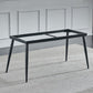 Industrial Style Rectangle Dining Table Stone Dinner Table with Metal 4 Legs Clearhalo ' dining_table' 'Dining Tables & Seating' 'Dining Tables' 'furn' 'furn_dining_table' 'Furniture' 'furniture_dining_table' 'Kitchen & Dining Furniture' 'kitchen&dining_furn' 'kitchen' 'kitchen_dining_table' 1200x1200_d34fa757-67a5-4888-a1ce-c074d250a6bf