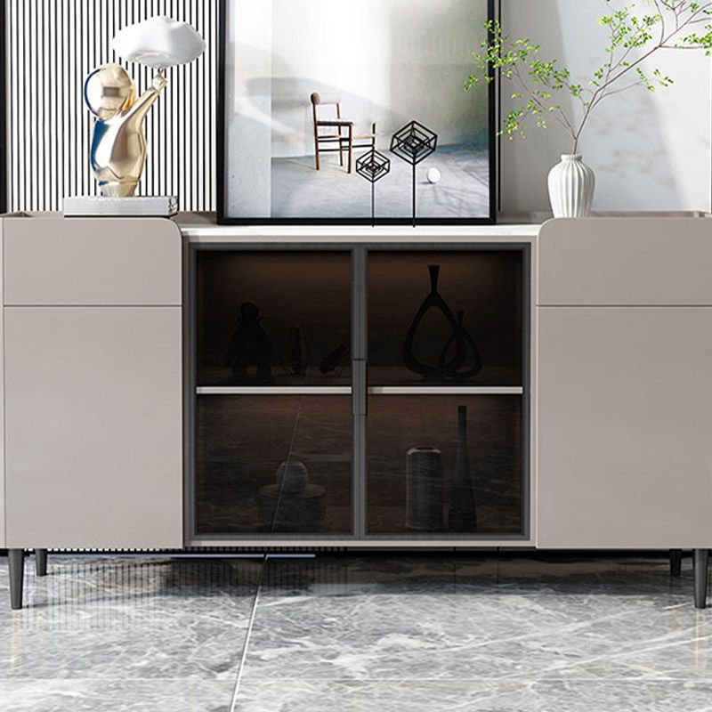 Tavolino glam tavolo in pietra credenza a buffet con armadi e cassetti