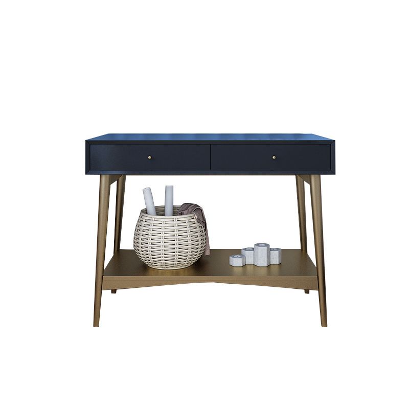 17.71 "2つのストレージ引き出し付きの鏡の虚栄心テーブル付きの幅の広いメイクアップカウンター