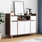 Modern Style Kitchen Sideboard Engineered Wood Sideboard with Open Storage Clearhalo 'buffet_sideboard' 'Buffets & Sideboards' 'furn' 'furn_buffet_sideboard' 'Furniture' 'Kitchen & Dining Furniture' 1200x1200_d3530702-bd91-40d5-8935-36a86907ede9