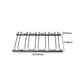 Contemporary Hanging Glass & Stemware Holder Stainless Steel Glass Rack in Black Clearhalo 'furn' 'furn_wine_racks' 'Furniture' 'Kitchen & Dining Furniture' 'Wine Racks' 'wine_racks' 1200x1200_d3544e56-c38e-43c1-817a-000a38ad106b
