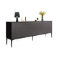 Sideboard in legno ingegnerizzato in stile glam per soggiorno