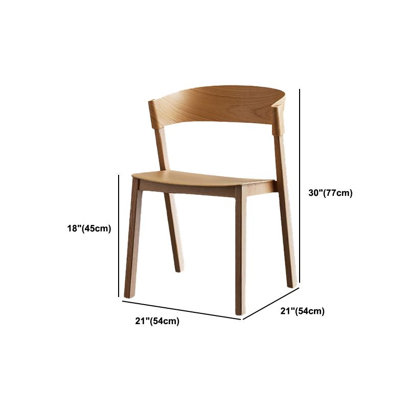 Contemporary Style Dining Chair Solid Wood Dining Room Chair for Home Clearhalo 'Dining Chairs' 'Dining Tables & Seating' 'dining_chair' 'furn' 'furn_dining_chair' 'Furniture' 'Kitchen & Dining Furniture' 1200x1200_d3560030-c5af-49da-8d38-045a7ac7d853