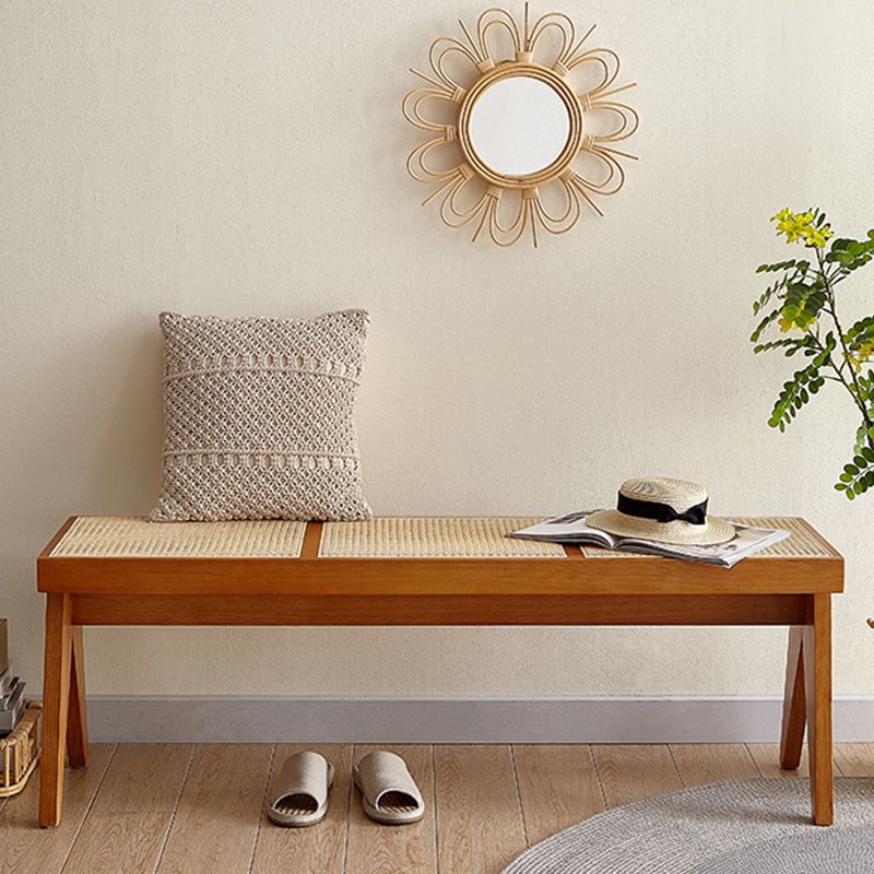 15 Inch Wide Modern Entryway Bench Wood Seating Bench with Legs Clearhalo 'Benches' 'Chairs & Seating' 'furn' 'furn_benches' 'Furniture' 'Living Room Furniture' 1200x1200_d35689ad-90ae-4079-8b52-987e000bd9be