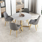 Traditional Luxury Round Double Pedestal Home Furniture Stone Dining Table Clearhalo ' dining_table' 'Dining Tables & Seating' 'Dining Tables' 'furn' 'furn_dining_table' 'Furniture' 'furniture_dining_table' 'Kitchen & Dining Furniture' 'kitchen&dining_furn' 'kitchen' 'kitchen_dining_table' 1200x1200_d3570bb6-5836-44e8-b496-0e72a6d90a12