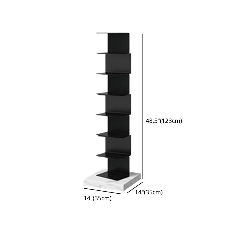 Modern Style Vertical Bookshelf Closed Back Metal Bookcase for Home Clearhalo 'Bookcases' 'furn' 'furn_bookcases' 'Furniture' 'furniture_bookcases' 'Office Furniture' 1200x1200_d3596295-33d0-420d-8acc-672e0f24c572