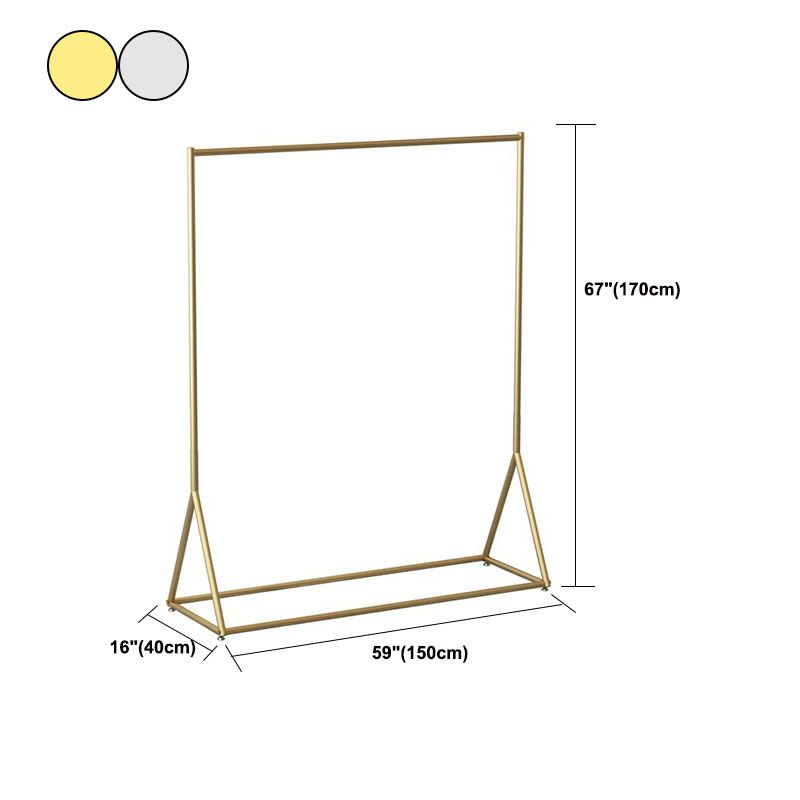 Moderner Kleiderbügel Metall ohne Delesse, freistehende Eingangs -Eingangs -Kit