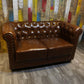 Vintage Leather Chesterfield Sofa 29.53"High Rolled Arm Sofa for Cafe Clearhalo 'furn' 'furn_sofas' 'Furniture' 'furniture_sofas' 'kitchen' 'kitchen_sofas' 'Living Room Furniture' 'Sofa' 'sofas' 1200x1200_d35bfa44-1077-420a-bb16-b08d61066878