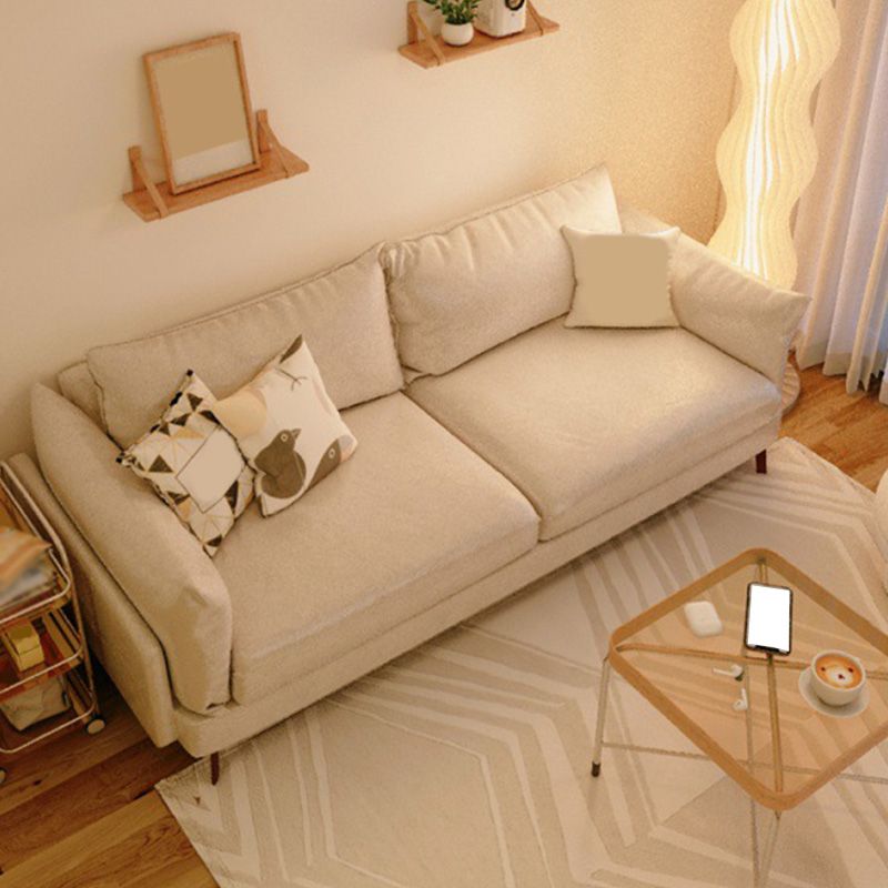 Pillow Top Arm Sofa 29.53" D x 27.56" H 3 -Seat Cushions Wooden Seating Clearhalo 'furn' 'furn_sofas' 'Furniture' 'furniture_sofas' 'kitchen' 'kitchen_sofas' 'Living Room Furniture' 'Sofa' 'sofas' 1200x1200_d35c3c60-153f-44b3-806c-bc9803796ef0