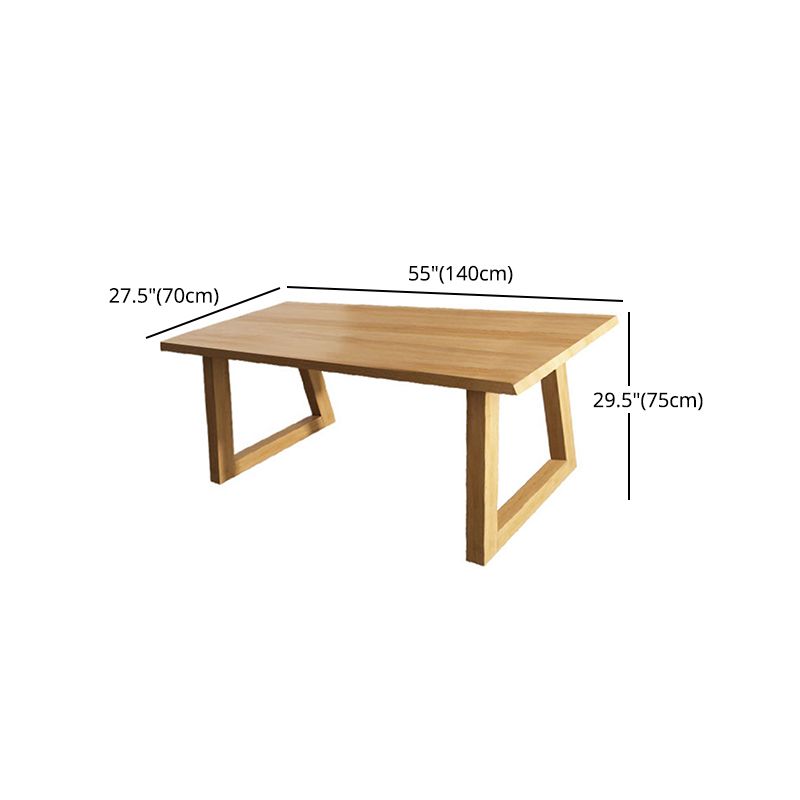 Modern Style 1/4/6 Pieces Dining Bench Set Solid Wood Dining Table and Chairs Clearhalo 'Dining Room Sets' 'Dining Tables & Seating' 'dining_room_set' 'furn' 'furn_dining_room_set' 'Furniture' 'furniture_dining_room_set' 'Kitchen & Dining Furniture' 1200x1200_d35c98a3-31c6-4376-b9db-ada23b989793
