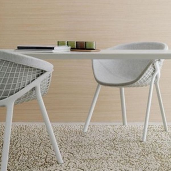 Modern Style Arm Chair Metal Cross Back Dining Room Chair for Indoor Clearhalo 'Dining Chairs' 'Dining Tables & Seating' 'dining_chair' 'furn' 'furn_dining_chair' 'Furniture' 'Kitchen & Dining Furniture' 1200x1200_d35cb8e3-f3ea-4446-a462-01a26d9c016c