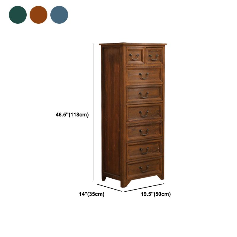 13,77 "cassa di accento largo con cassetti moderni moderni della metà del secolo